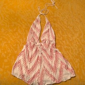 Used halter romper from boutique.
